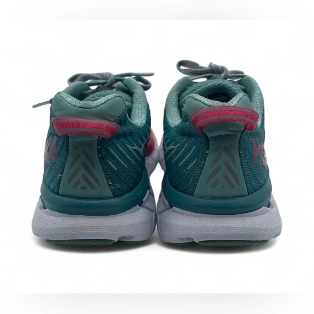 Hoka One One Clifton 5 Women's Size 7 Running Shoes Teal - Picture 4 of 6